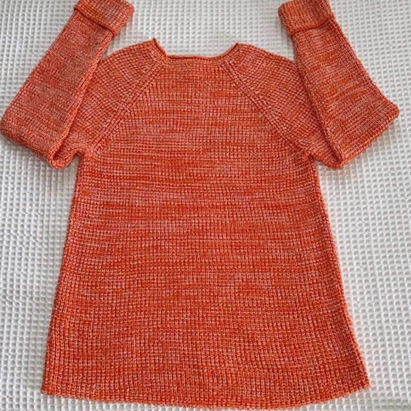 STYLE & CO. Women's Orange Sweater EUC L - Picture 7 of 9